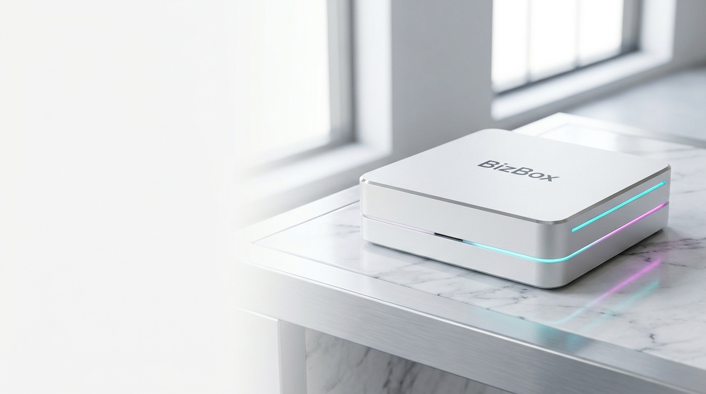 BizBox White Sovereign Edge Hardware Device